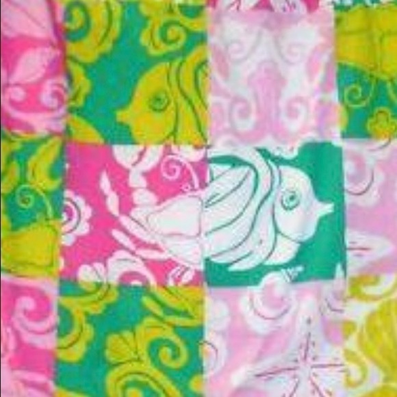 LILLY Pulitzer Patch of Paradise Strapless White Label Vintage Dress Size 2 - Picture 7 of 12